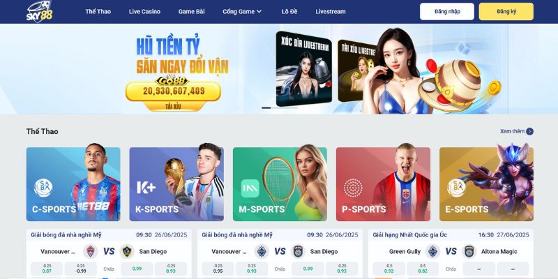 Khám phá SKY88 và những ấn tượng đầu tiên