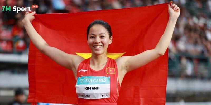 Kim Anh đã phá kỷ lục quốc gia ở SEA Games 33